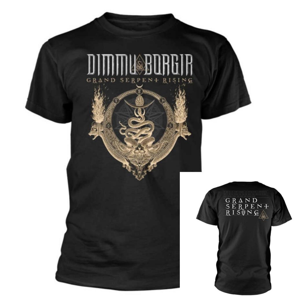 DIMMU BORGIR Death Cult Pentagram Red Band TShirt Cotton Graphic Tee Men Women Summer Streetwear