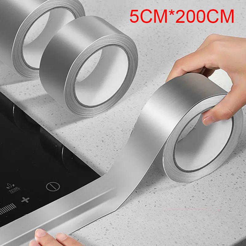 Водонепроницаемые и маслостойкие наклейки. Устойчивая к высоким температурам алюминиевая фольга. Кухонная плита. Зазор в раковине. Наклейки на швы для красоты.