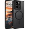 Матовый прозрачный ударопрочный чехол для Xiaomi Redmi Note 13 14 Pro Plus Pro+ 4G 5G A5 K80Pro с магнитной поддержкой Magsafe для беспроводной зарядки