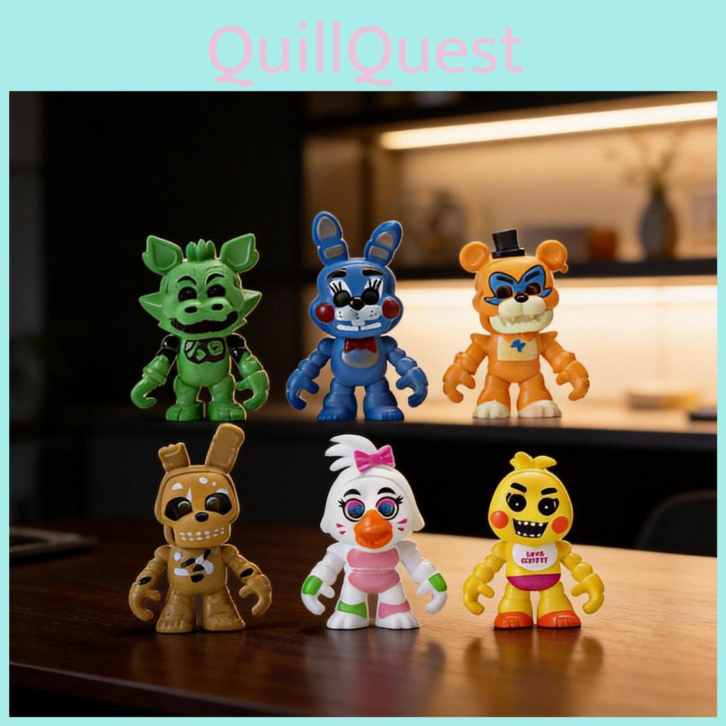 Набор коллекционных фигурок из ПВХ Five Night At Freddys для фанатов аниме