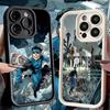 Чехол для телефона iPhone 17 Air 16E 15 16 Pro Max I-Invincible Аниме Чехол 14 Plus 13 12 Mini Мягкий Силиконовый Fundas