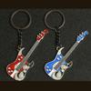 Guitar Shape Y2k Guitar Keyring Mini Spot Drill Guitar Keychain Cool Guitar Keychain Women Gifts