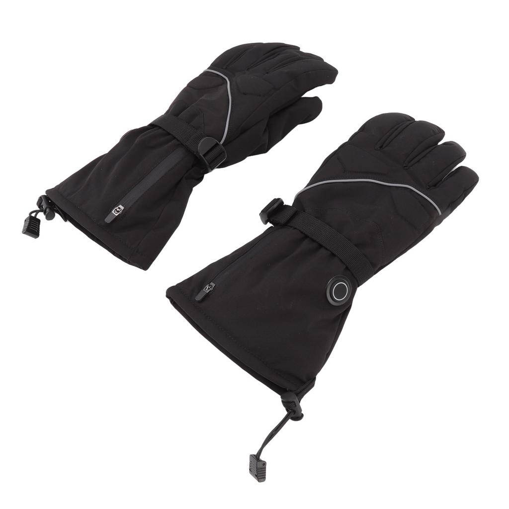 Electric Heated Gloves Battery Powered Heating Thermal Gloves Rechargeable Winter Warm Skiing