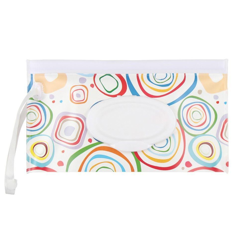 EVA Baby Wet Wipe Pouch Симпатичная застежка-липучка Многоразовая сумка для влажных салфеток Коробка для салфеток с откидной крышкой Многоразовая сумка для влажных салфеток Полезная коробка для салфеток