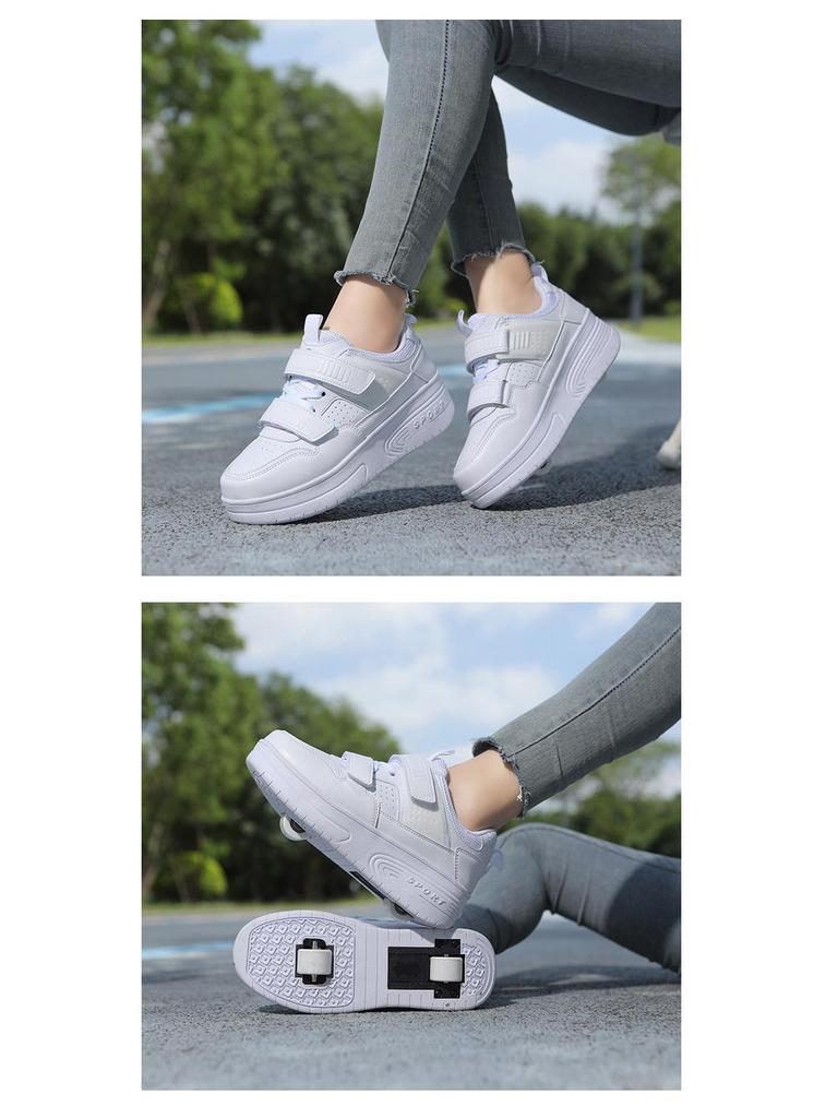 Новые модели обуви для катания на роликах: Дети и взрослые, мальчики и девочки, трансформируемые кроссовки с колесами