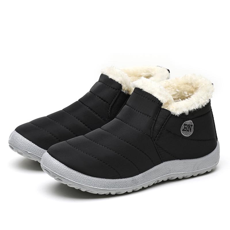 Snow Boots Men Plus Size Shoes Man Fashion Men'S Winter Shoes Male Men Shoe Warm Fur Mens Shoes Plush Footwear Fur Boots