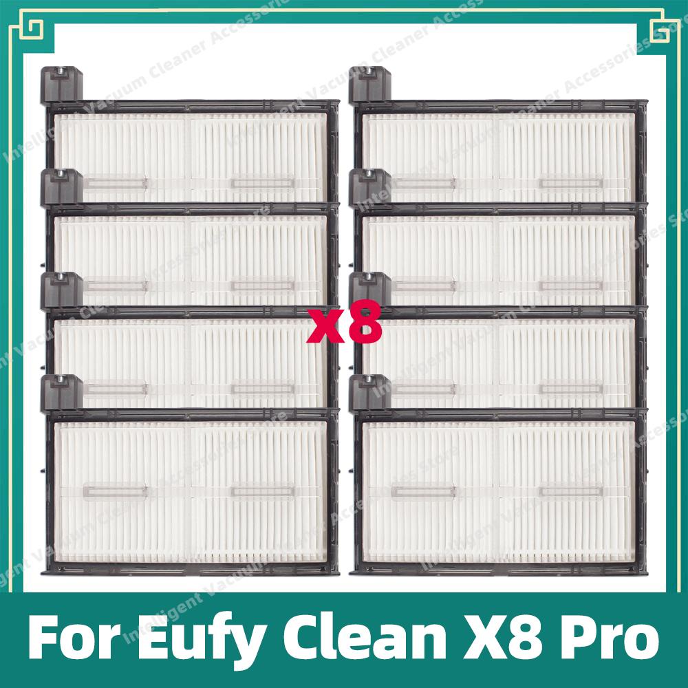 Совместимые Для пылесоса Eufy Clean X8 Pro SES Основная боковая щетка HEPA-фильтр Мешок для пыли Тряпка для мытья полов Аксессуары Комплекты запчастей
