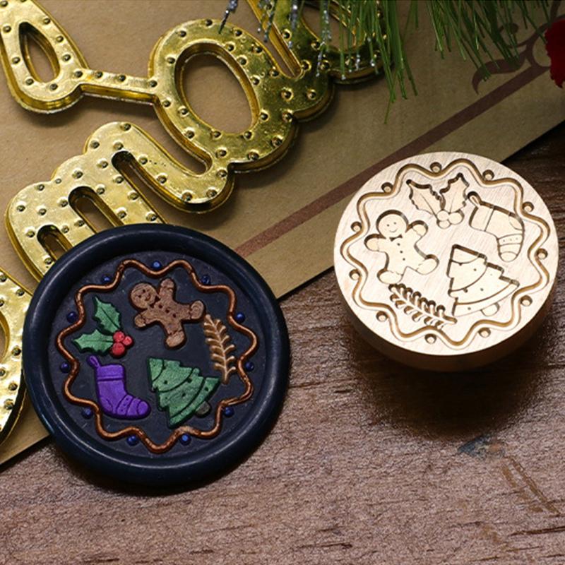 2,5 см для рождественской открытки, печать, журнал, скрапбукинг, украшение для праздничной упаковки подарков, открытки