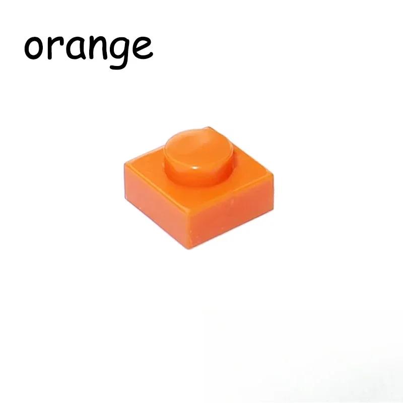 3024 1x1 Dot 1*1 Thin Plate MOC Assemble Particles DO IT YOURSELF 250/500PCS Construction Bricks Figures Blocks Learning Creativity Toy