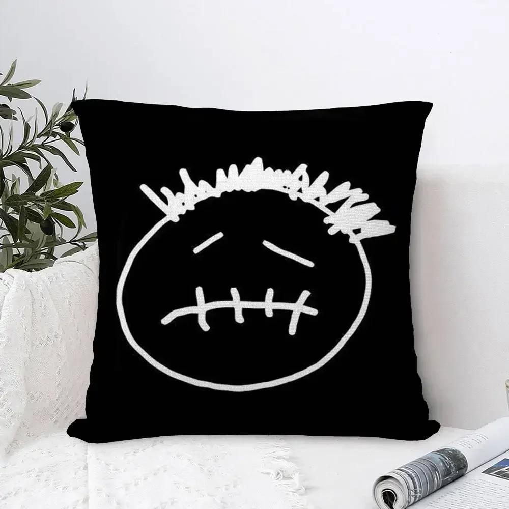 Rapper T-Travis S-Scott Pillow Case High Quality Home Textile Double-sided Printing Short Plush Cushion Decoration Pillow Cover