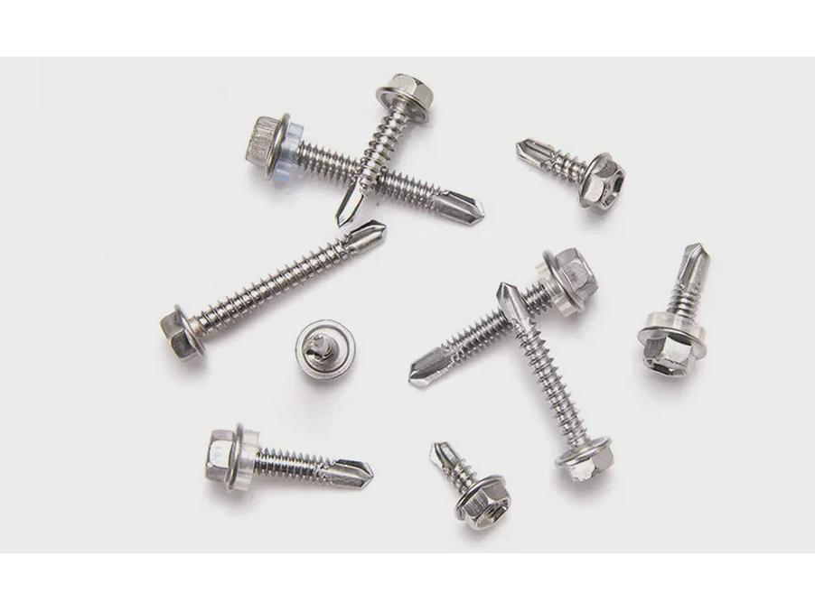 Набор шестигранных сверл и винтов с пазом под ласточкин хвост из нержавеющей стали 410 для цветной стальной плитки