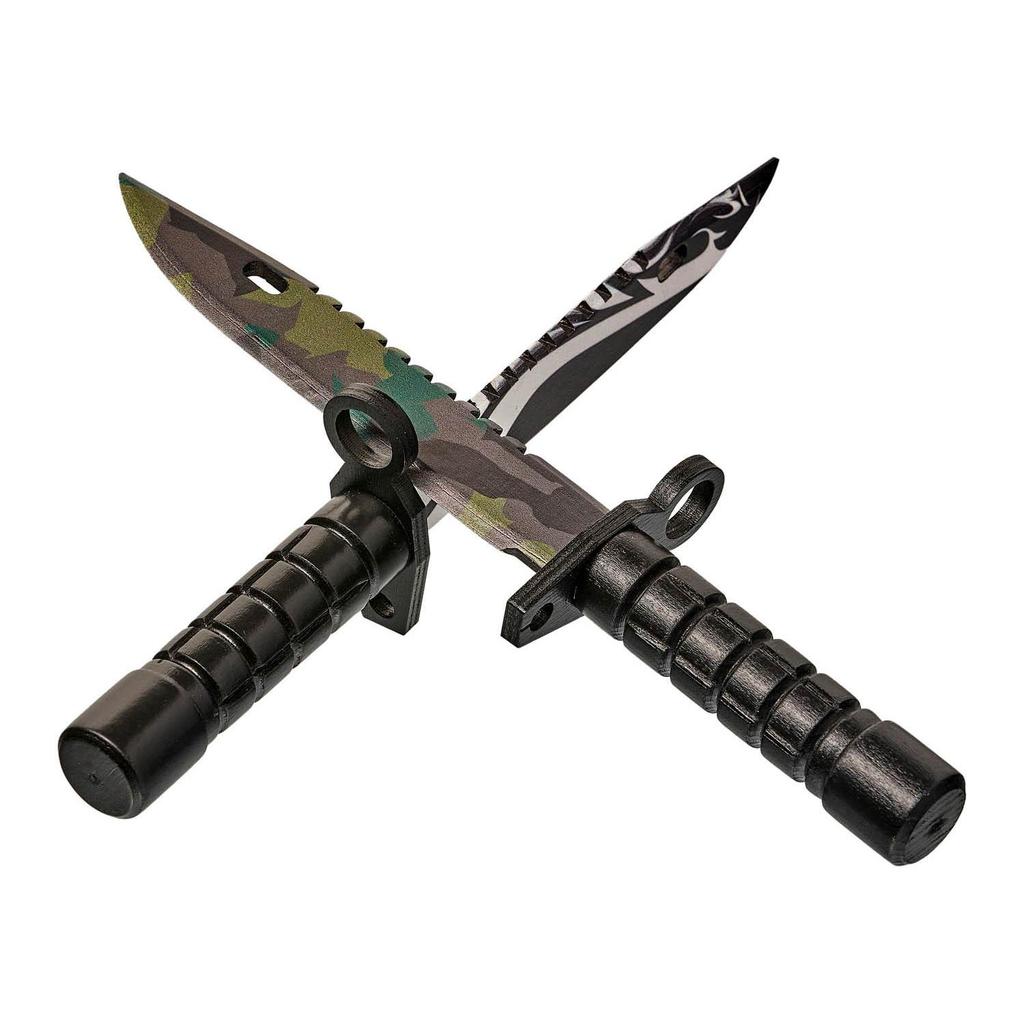 Деревянный штык-нож M9 CS2 Elite Glory — коллекционное издание, копия ножа CSGO, ручная работа, Maskbro,