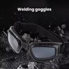 Мотоциклетные очки, без бликов, прозрачные, с широким обзором, высокопрочные, ударопрочные, пескозащитные, очки для велоспорта
