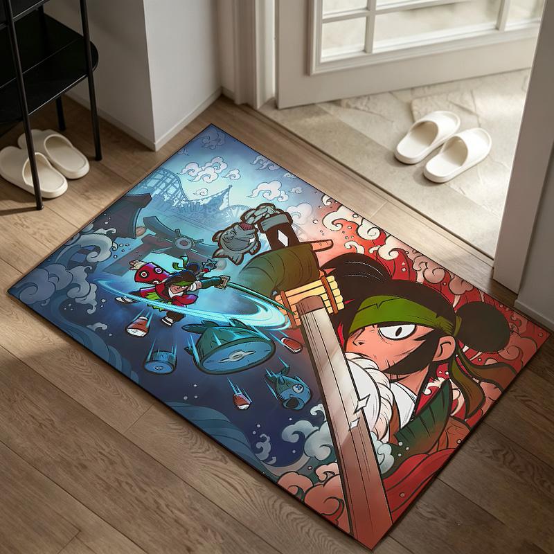 Brawl Heros A A rug suitable for office chair areas living rooms and computer desks perfect for home offices and an ideal holiday gift
