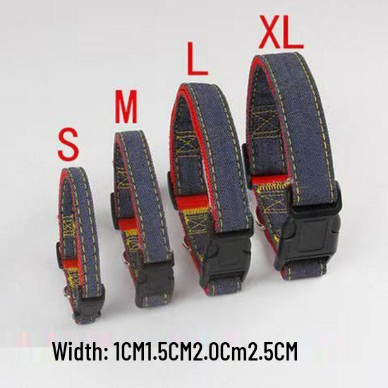 Джинсовый комплект поводка и шлейки для собак с цепочкой-тедди для собак малых и средних пород