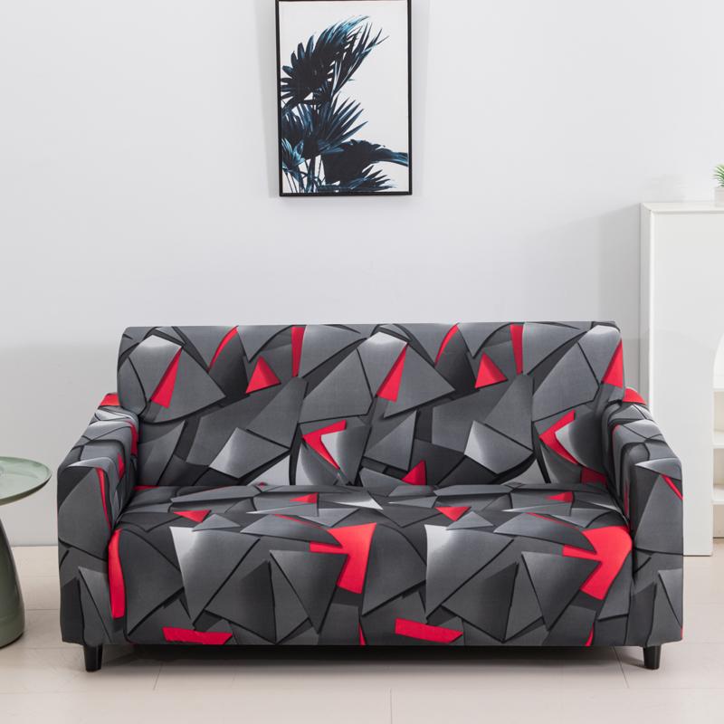 Floral Sofa Cover Fit L-Shaped Stretch Modern Chair Couch Cover Sofa Covers For Living Room Furniture Protector 1/2/3/4 Seater