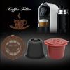 3pcs Refillable Reusable Coffee Capsule Filters for Nespresso Machine Reusable Capsules Cup Coffee Maker Nespresso Accessories