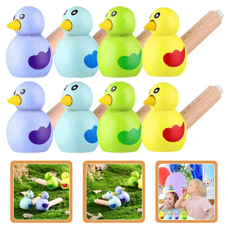 2 шт. свисток птичий свисток портативный маленький поезд для детей игрушка очаровательные деревянные птичьи игрушки смешные
