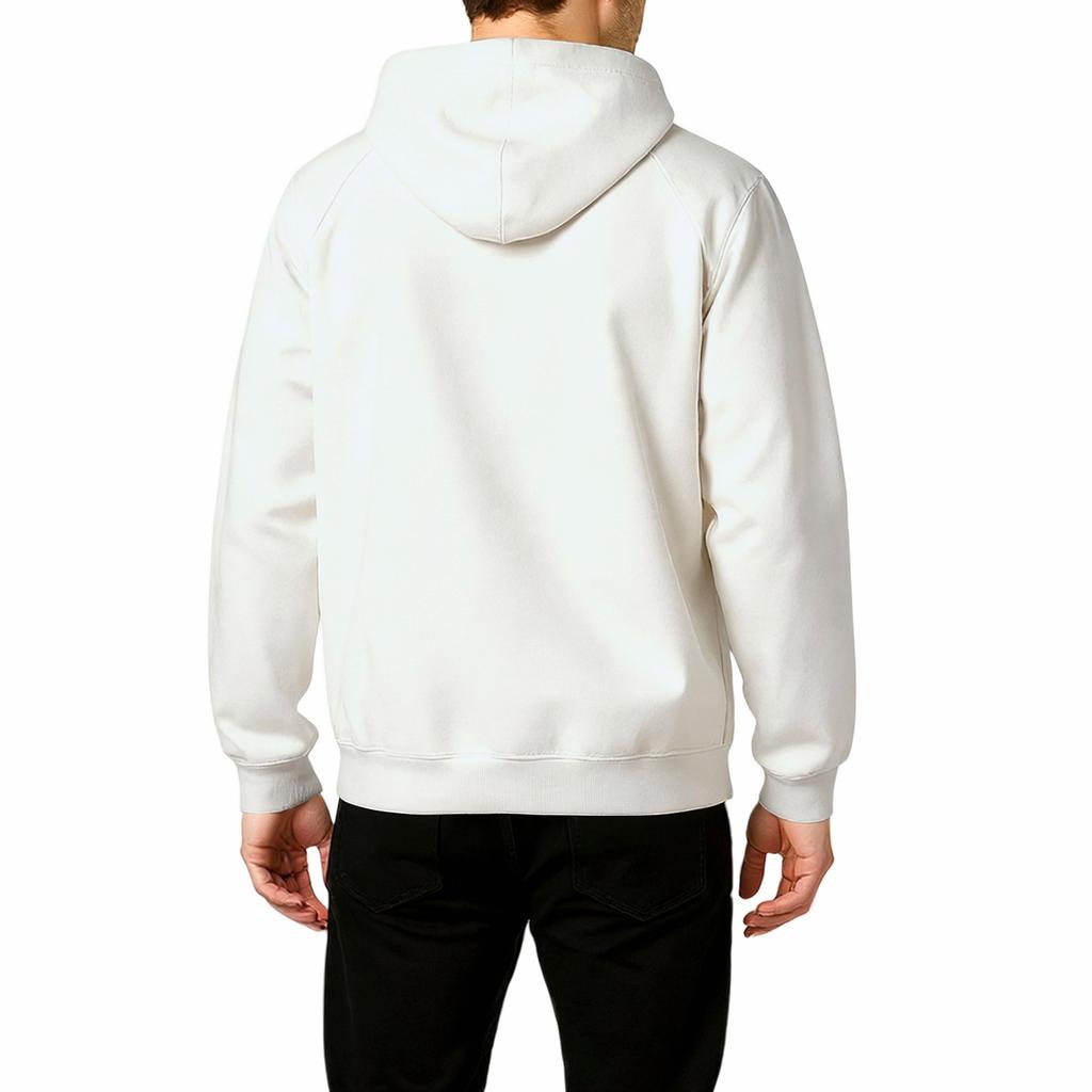 Men's Loose Leisure Versatile American Style Button Hooded Hood Hoodie