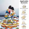 1pc, Donald Duck (1) Cozy Flannel Throw Blanket Perfect Gift for Bedroom, Living Room, Travel, Camping, Car
