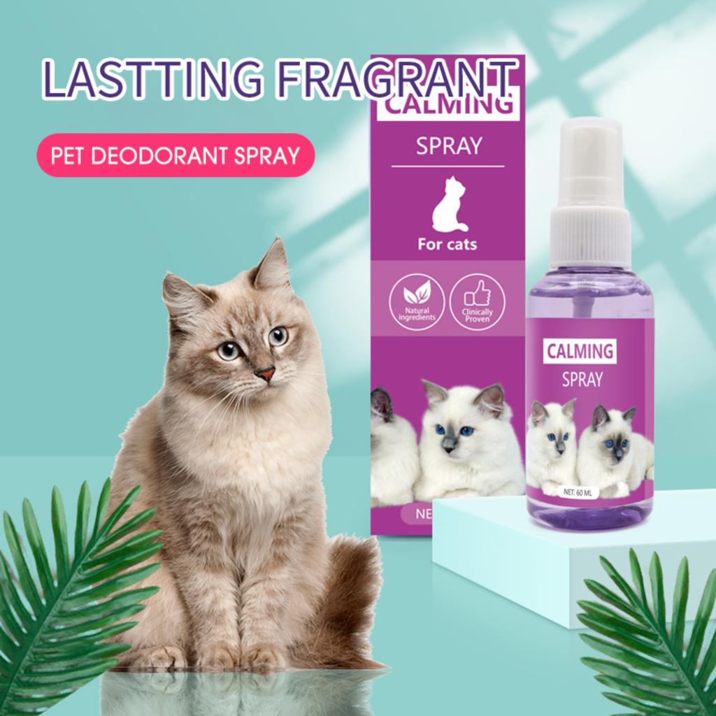 60ML Pheromone Cat Emotional Soothing Spray Cat Pheromone Feliway Anti-Stress Spray