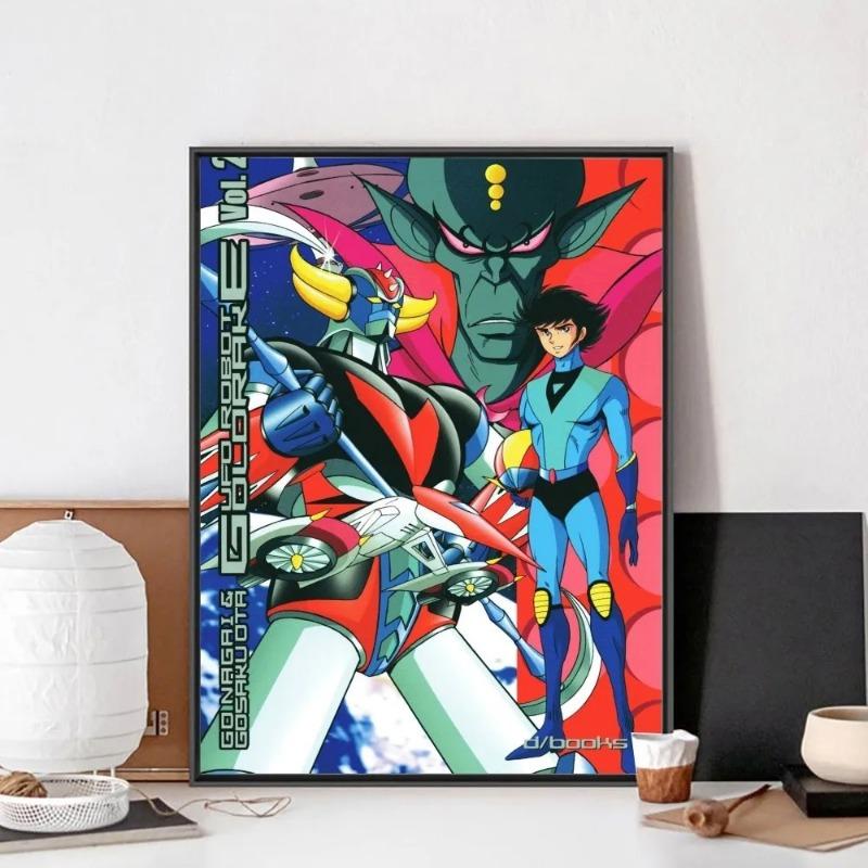 UFO Robot Goldorake Poster No Framed Poster Wall Art Canvas Painting Bedroom Study
