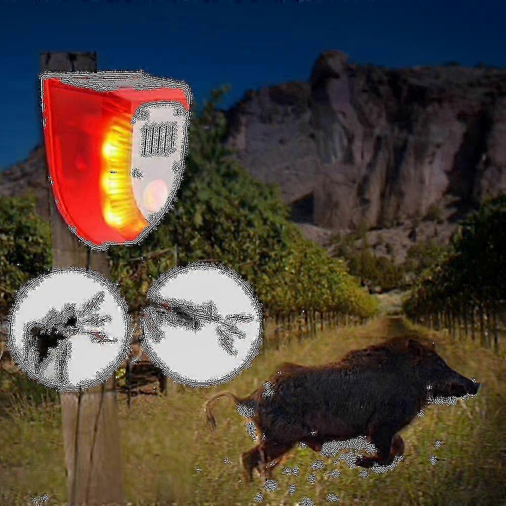 Wild boar deterrent for outdoor - Professional anti-theft alarm device 26s