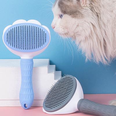 Расческа для домашних животных с иголкой Расческа для удаления шерсти у кошек и собак Быстрое средство для чистки кошачьей шерсти Массажная щетка для удаления шерсти Товары для домашних животных