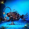 Конструктор Moc Technicial Machinery Модель Рыбы-фонаря Строительный Блок Морская Серия Кирпичный Строительный Игровой Набор Для Детей Домашний Декор