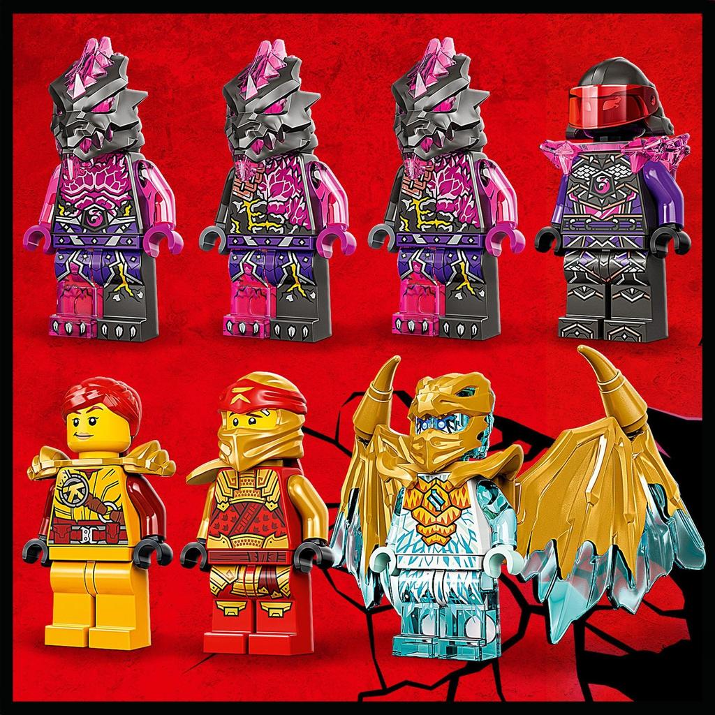 LEGO Ninjago Golden Dragon Raider 71773 Toy Block Present Vehicle Ninja Ninja Boys Ages 8 and Up Kai's