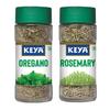Keya Oregano,Pure Herb Sprinkler 15gm, Rosemary Herbs 17gm, Pack 2