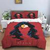 Anime Wonder Woman Themed Comfortable Bedding Set for Decorating Your Bedroom for All Seasons, Duvet Cover with Pillowcase75*50