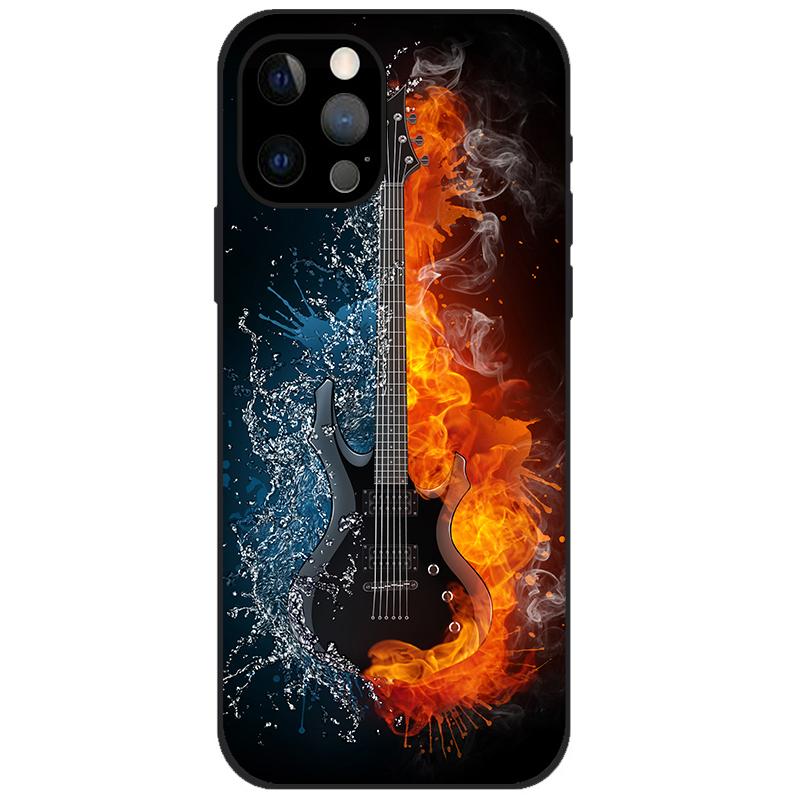 Чехол для iPhone 12 Pro, чехол для iPhone 12 Pro, силиконовый мягкий чехол из ТПУ для iPhone 12 Pro Max/12 Mini, чехол с рисунком, Funda 12Pro