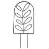 Metal Plants Trellis Hollow Leaf Indoor Outdoor Potted Flowers Plants Climbing Small Houseplant Vine Ivy Support Stake Gardening Supplies
