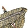 FENDI Zucca pattern Logo Hardware Hand Bag, All-Over Print Shoulder Bag Tote Bag