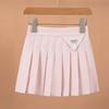 Летняя юбка-полуюбка для девочек Плиссированная юбка Детское однотонное летнее платье Короткая юбка Юбка для девочек