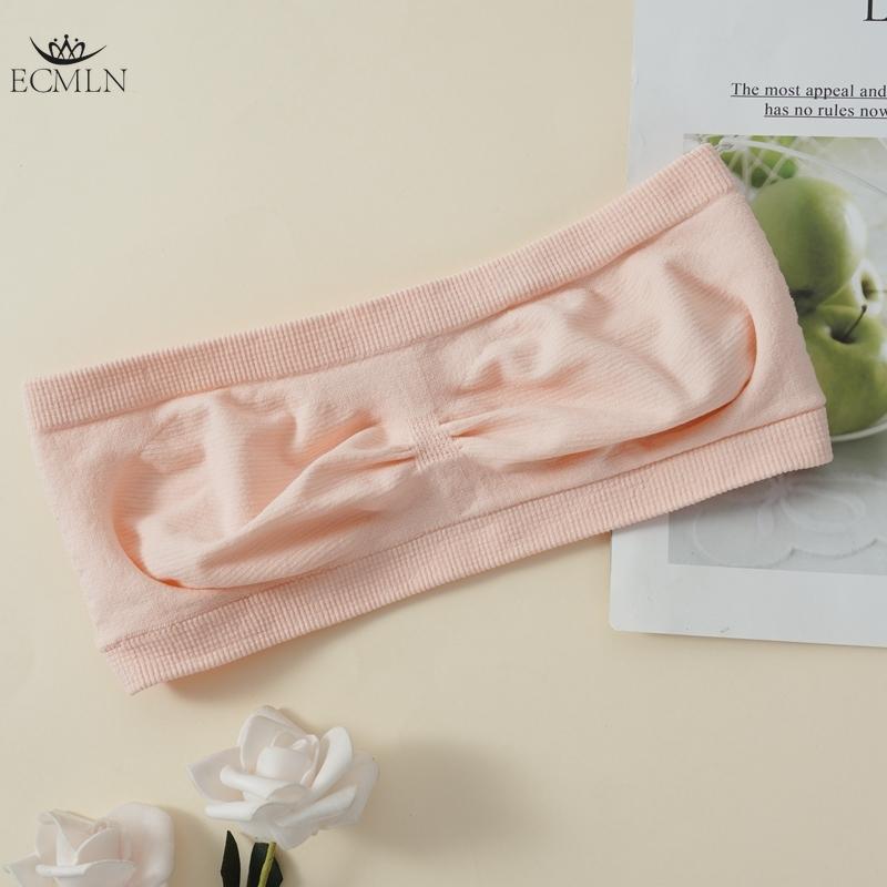 Summer Breathable Strapless Crop Top Women Invisible Chest Wraps Tube Tops Soft Comfort Bra Female Intimate Hollow Out Brassiere