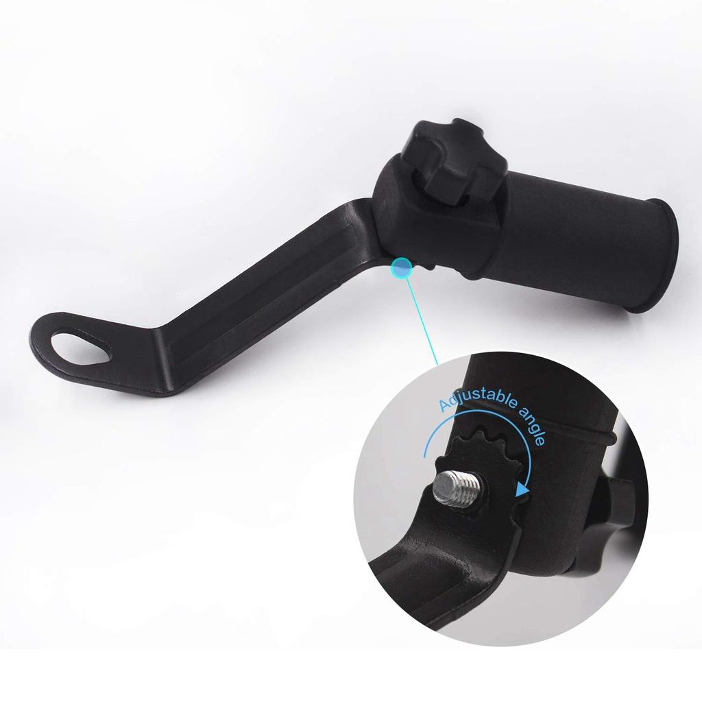 Plouluyt 2pcs 10mm Bolt By Mirror Extender Mount Cell Phone Converter Extension Mount Bracket