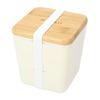 Ланч-бокс Masakazu Antibacterial Lunch Box 2 Tiers Matratt Square Nest Lunch 10 x 10 x 11 см, уголь