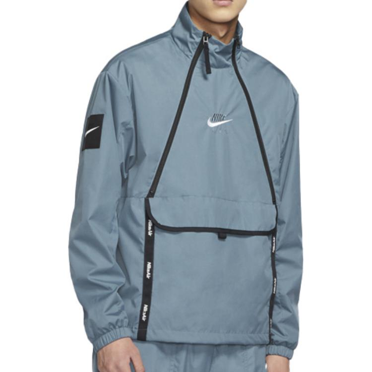 Nike Повседневная спортивная куртка со светоотражающим логотипом, мужские куртки озонового цвета CU4119-031