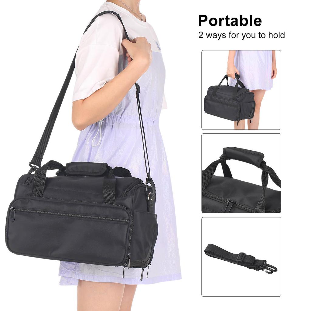 Парикмахерская сумка большой емкости для парикмахера, косметический органайзер, дорожная сумка для туалетных принадлежностей