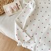 Children Girls Long-sleeved T-shirts Autumn Dot Print Infant Babys Girl Tops Turtleneck Bow Flower Toddler Kids Girls Undershirt