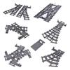 Creative Expert Ideas City Train Single Slip Switch R40 Crossings Rails Collection Bricks Building Blocks DIY Toys Kids Gift