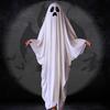 Бу Привидение Хэллоуин Костюм Привидения Белый Маскарадный Костюм Страшный Хэллоуин Плащ Привидения Мальчики Девочки