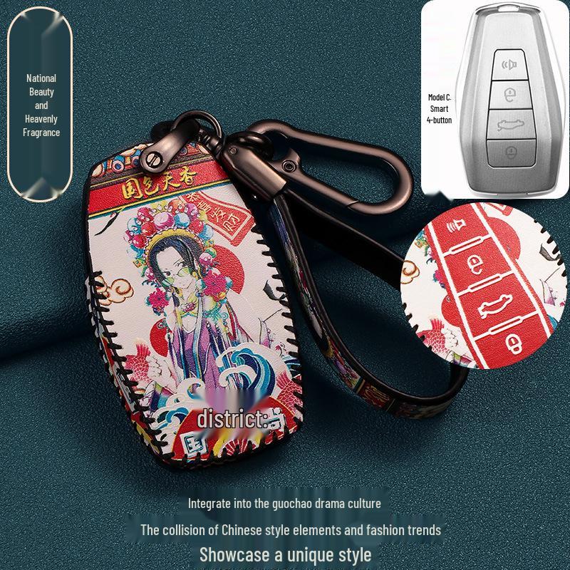 Compatible Key Cover Set for Geely Emgrand, Boyue, Bin Yue, Vision X6/X3, Binrui, and Xingyue Cars