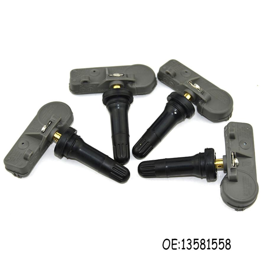 4 шт. датчик контроля давления в шинах TPMS подходит для Buick Chevrolet GMC Cadillac