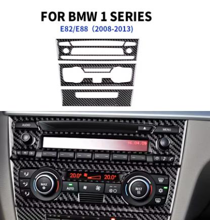 Наклейка для BMW 1 серии E82 E88 2008-2013, аксессуары из углеродного волокна, автомобильная автоматическая специальная внутренняя отделка, наклейка, Стайлинг