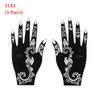 Mehndi Indian Style Beauty Tattoo Stencils Henna Template Sticker Temporary Hand Decal DIY Body Art