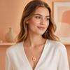 Ideal for Daily Wear Dates Necklace Copper 2.2 Cm 1 Pc