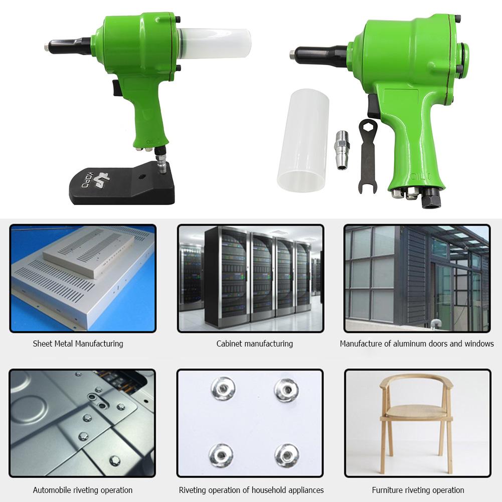 Прочный, практичный пневматический пистолет-заклепочный пистолет с классической текстурой, многофункциональный пневматический заклепочный пистолет с пневматическим приводом